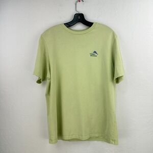 Tommy‎ Bahama Tshirt Mens M Green Keeping It Rio Toucan Fruit Graphic Print